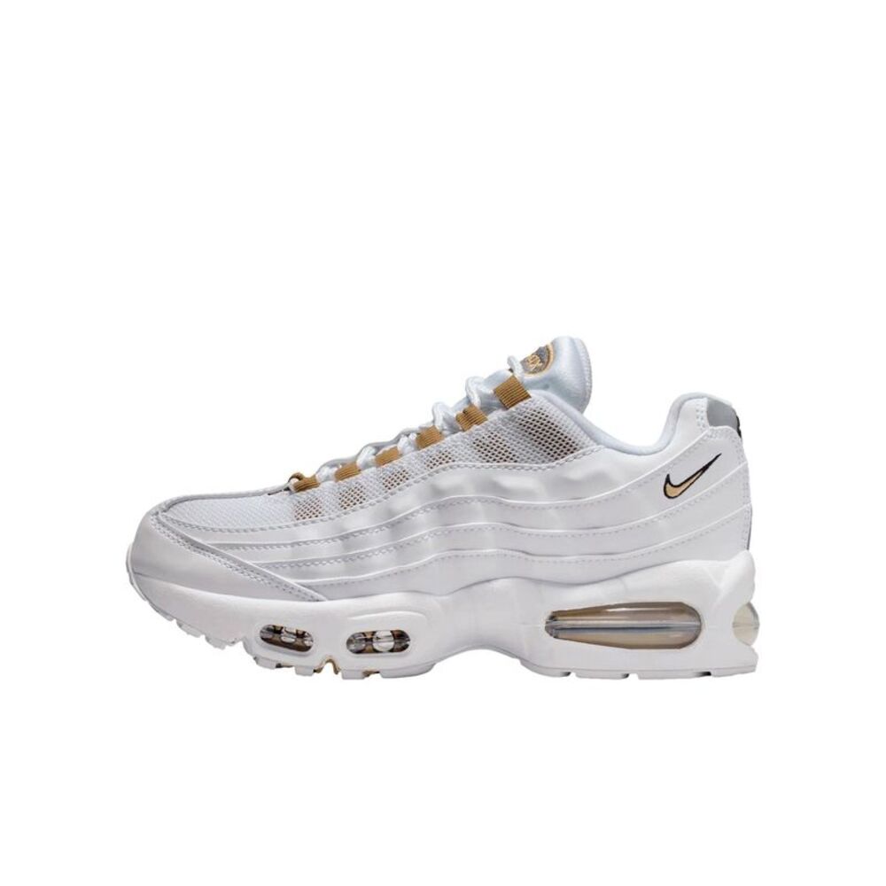 Nike Air Max 95 BB LTR White / Metallic Gold - Black II4130-102 Grade-School